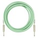 Fender Original 15ft Straight Instrument Cable, Surf Green