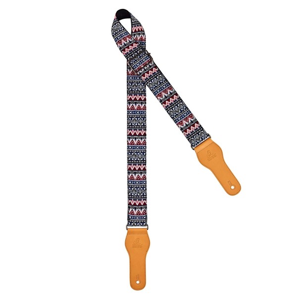 Ortega OCS-410 World Series Guitar Strap, Indian Arts - Main