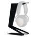 V-Moda V-MAN Universal Headphone Stand, Black - Headphones Mounted (Phones Not Included)