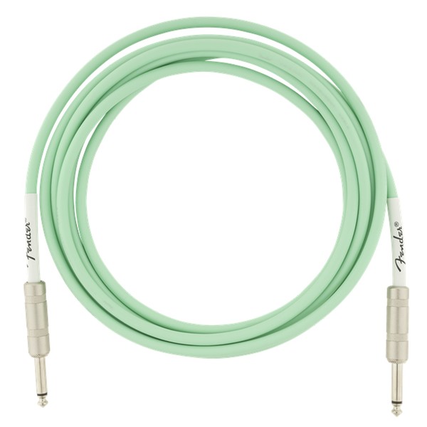 Fender Original 10ft Straight Instrument Cable, Surf Green