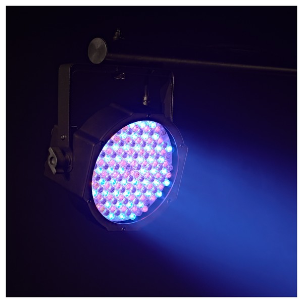 Sol 144 x 10mm Flat LED Par Can by Gear4music