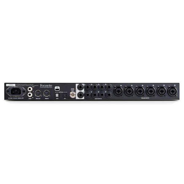 Focusrite Clarett 8Pre USB Audio Interface - Rear