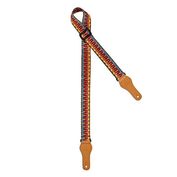 Ortega OCS-520U Creative Series Guitar Strap, 70s Psycho - Front