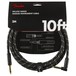 Fender Deluxe 10ft Straight/Angle Instrument Cable, Black Tweed - Pack