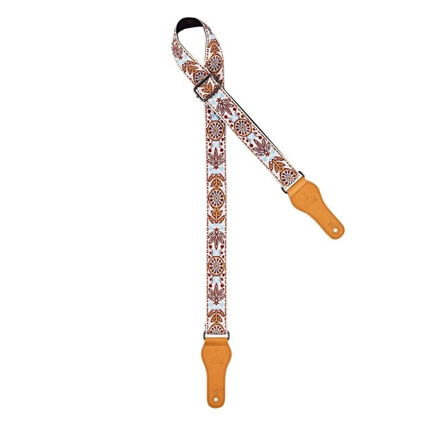 Ortega OCS-540U Creative Series Guitar Strap, Classic White - front