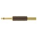 Fender Deluxe 25ft Straight/Angle Instrument Cable, Tweed - Jack 2