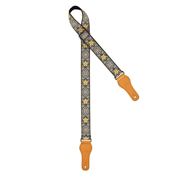 Ortega OCS-560U Creative Series Ukulele Strap, Classic Yellow - Front