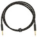 Fender Deluxe 5ft Straight Instrument Cable, Black Tweed - Cable