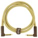 Fender Deluxe 3ft Angle Instrument Cable, Tweed - Cable