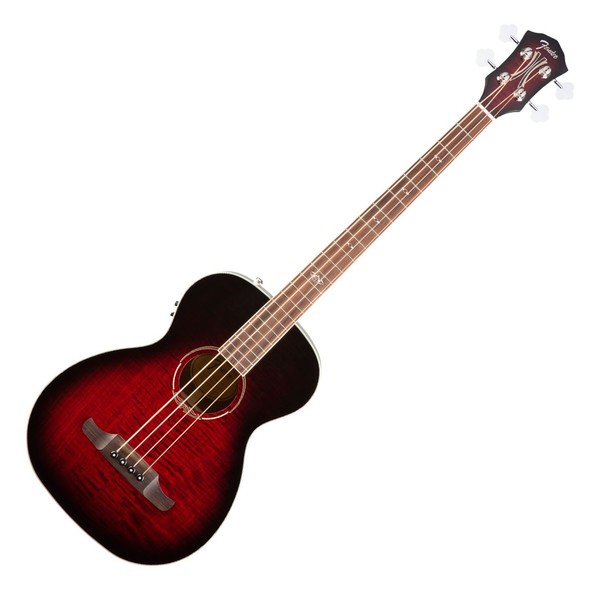 Fender T Bucket 300E Acoustic Bass, Trans Cherry Burst - Front