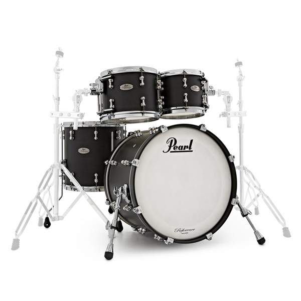 Pearl Reference Pure 20'' Fusion 4pc Shell Pack, Matte Black