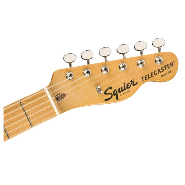 Squier Classic Vibe 70s Telecaster Thinline MN, Natural - headstock