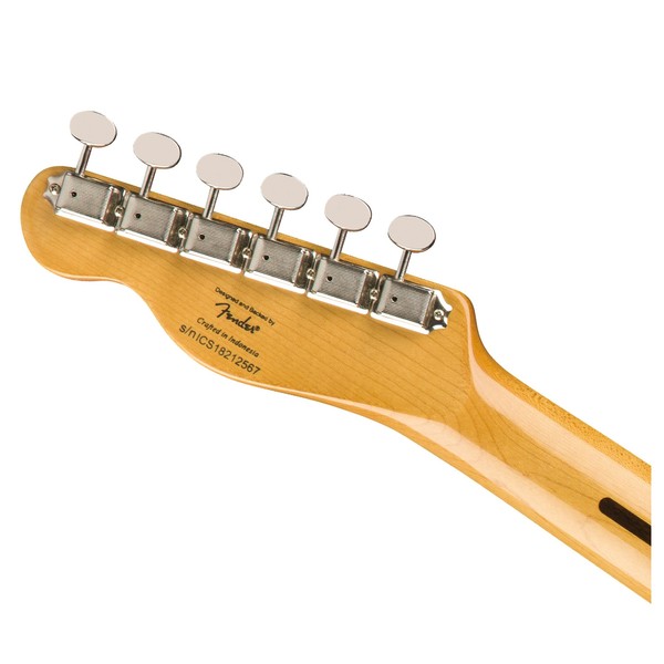 Squier Classic Vibe 70s Telecaster Thinline MN, Natural - headstock back