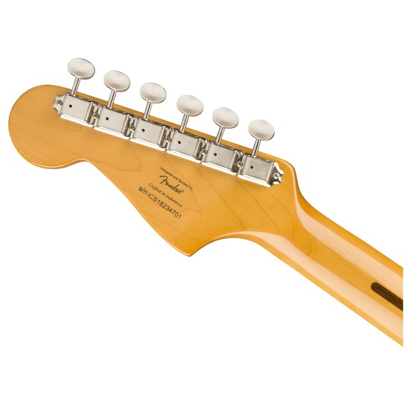 Squier Classic Vibe 60s Jazzmaster LRL, Olympic White - headstock back