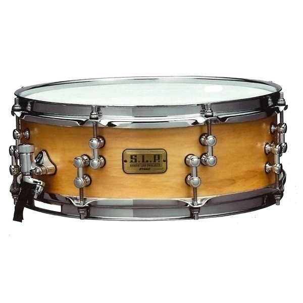 Tama SLP 14 x 5 Satin Vintage Hickory Snare Drum - Main Image