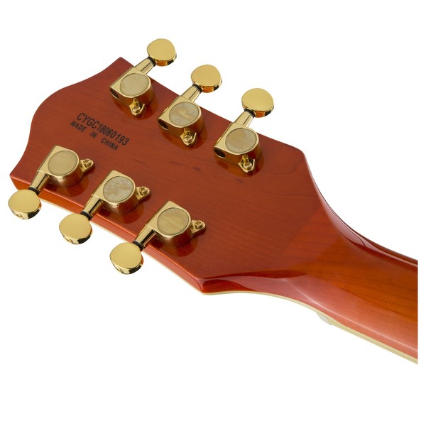Gretsch G5655TG Electromatic CB Jr, Orange Stain - headstock back