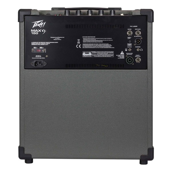 Peavey Max 150 1x12 Bass Combo - Back