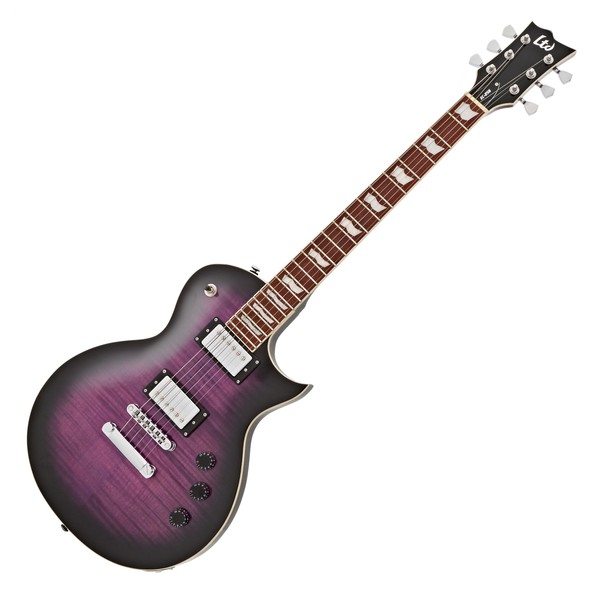 ESP LTD EC-256FM, See Thru Purple Sunburst