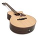 Ibanez AE255BT Baritone Electro Acoustic, Natural High Gloss angle