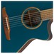 Fender Newporter Classic Electro Acoustic, Cosmic Turquoise - soundhole