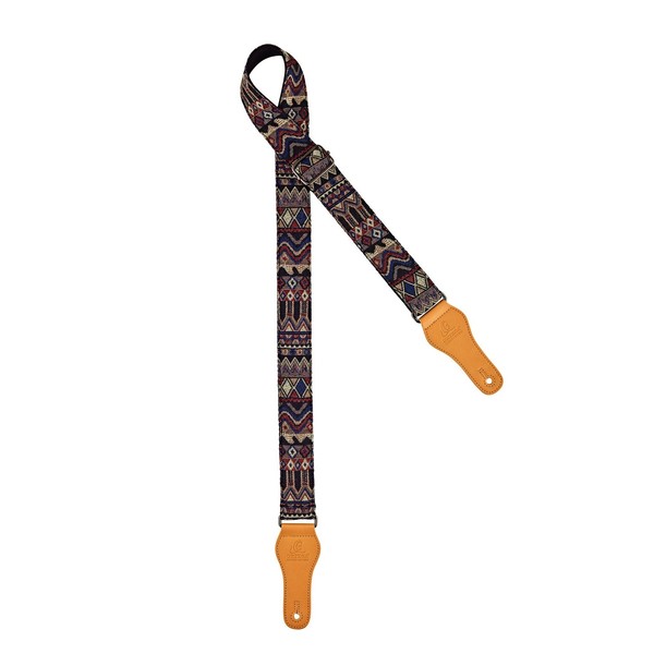 Ortega OCS-470U World Series Guitar Strap, Maya Dance - Main