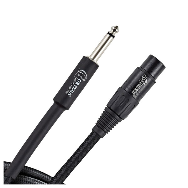 Ortega OECM-30JX Instrument-XLR Cable, 30ft - Front