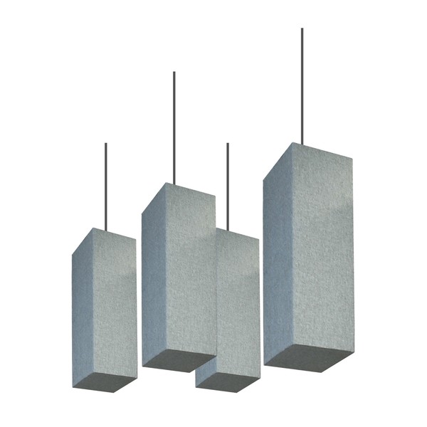 Primacoustic Shoji Lantern Baffle, Grey (Pack of 4)