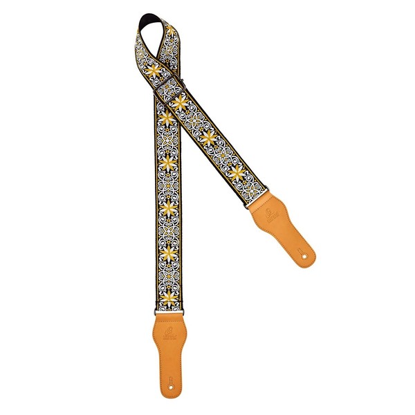 Ortega OCS-560 Creative Series Guitar Strap, Classic Yellow