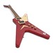 OFFLINE Dean ML 79 Standard Full Pickguard, Metallic Red angle