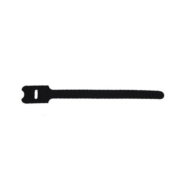 Adam Hall Hook and Loop Cable Tie Pack of 10, 200 mm x 25 mm, Black