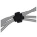 Adam Hall Hook and Loop Cable Tie Pack of 10, 200 mm x 25 mm, Black cables not included