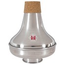 Harmon Posaune Wow Wow Wow D&auml;mpfer mit Tube und Cup, Aluminium
