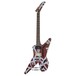 EVH Striped Series Shark, Red w/ White Stripes - left