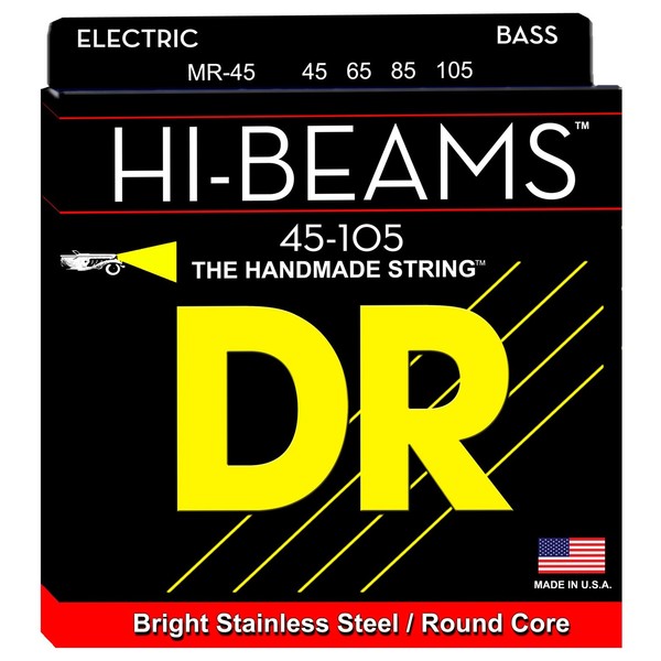 DR Strings HiBeam Bass Strings Medium, 45-105 - Main
