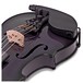 Glasser Carbon Composite Electric Violin Outfit, 5 String, Purple bottom