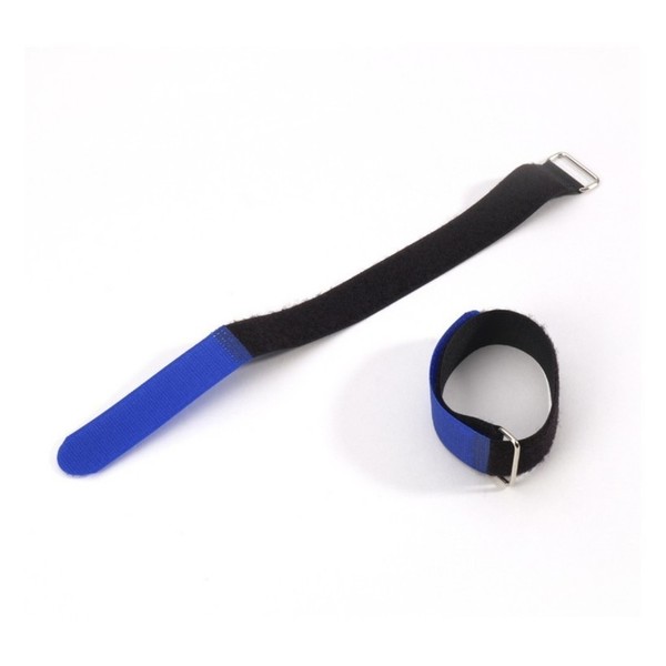 Adam Hall Hook and Loop Cable Tie 400 mm x 38 mm, Blue