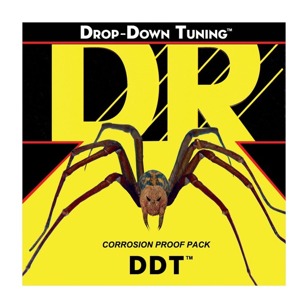 DR Strings DDT Drop Down Tuning Bass Strings 5-String Heavy, 45-130