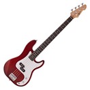 LA Basgitaar van Gear4music, Rood