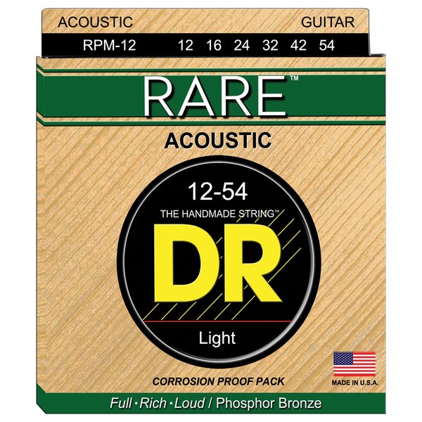 DR Strings Rare Acoustic Strings Medium, 12-54