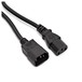 IEC Extension Cable, 1.5m, IEC Male to Female by Gear4music ends