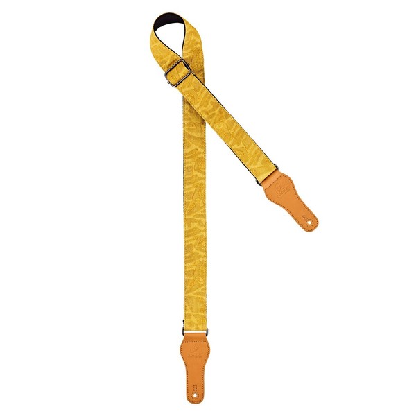 Ortega OCS-330U Spring Series Guitar Strap, Sun Jean - Front