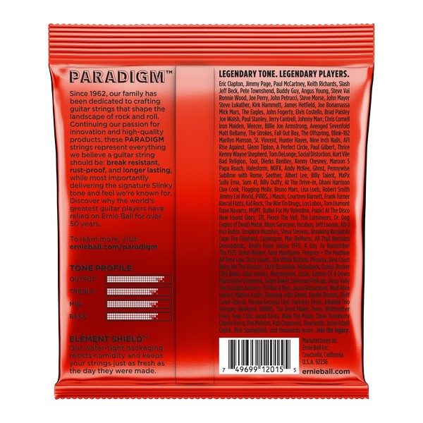 Ernie Ball Paradigm Skinny Top Heavy Bottom, 10-52