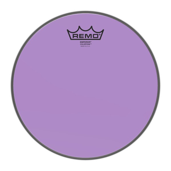 Remo Emperor Colortone 10'' Drum Head, Purple - Main Image