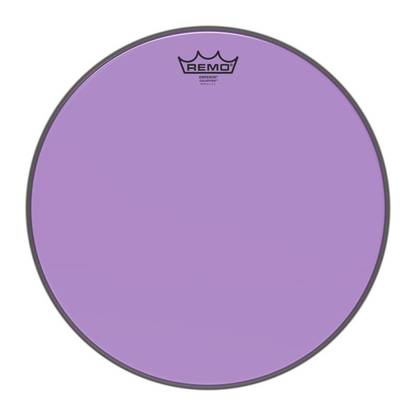 Remo Emperor Colortone 15'' Drum Head, Purple - Main Image