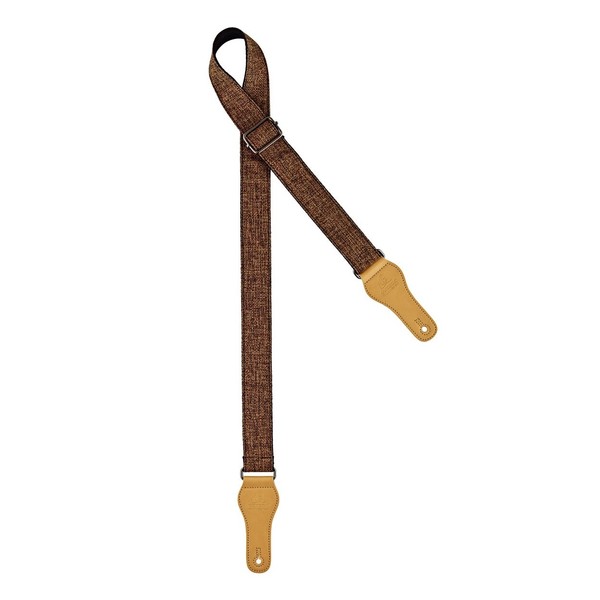 Ortega OCS-220U Casual Series Ukulele Strap, Brown Cotton