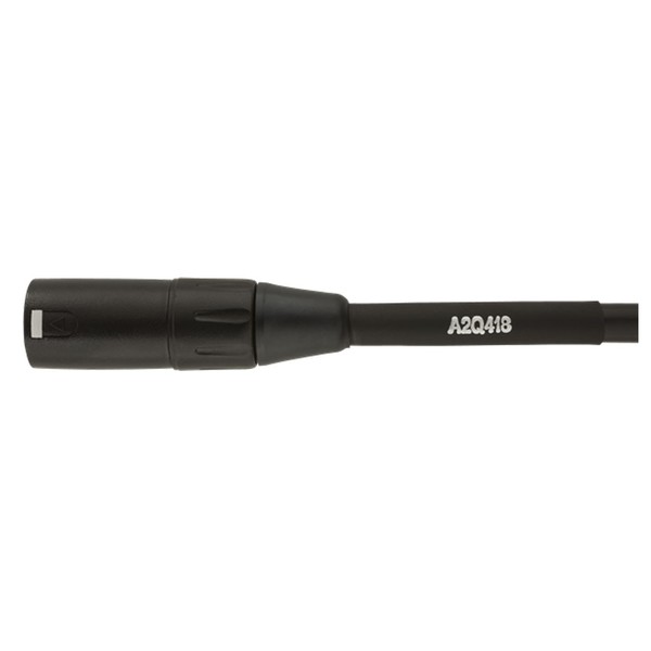 Fender Professional 15ft Microphone Cable, Black - Side 3