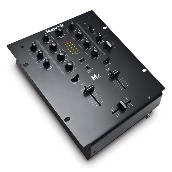 Numark M2 DJ Scratch Mixer - Angled