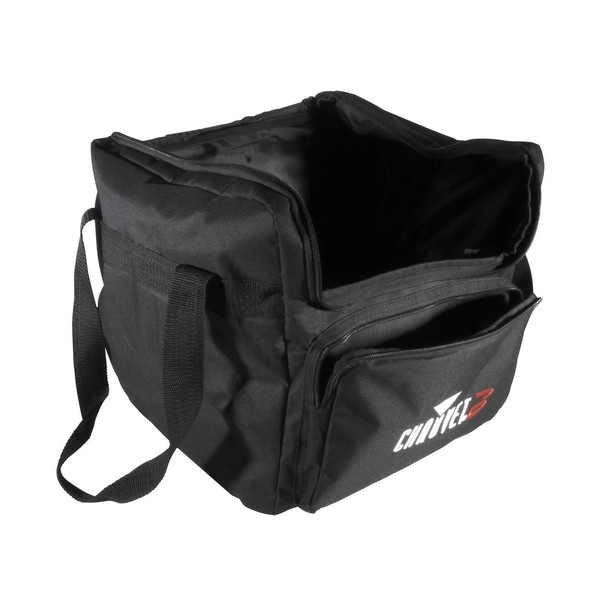 Chauvet Intimidator Spot 110 Pair with Bag and Cable, Bag Open