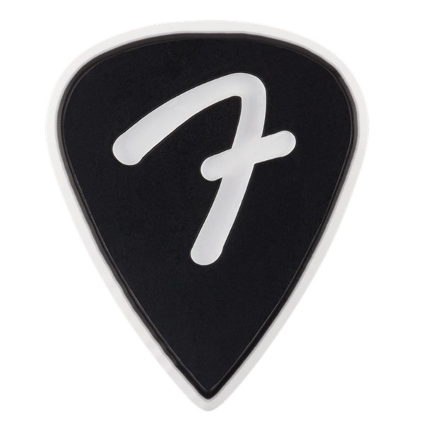 Fender F Grip 351 Picks 3-Pack, Black - Front