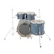 DW Drums Performance 22'' 4pc Shell Pack, Chrome Shadow - Behind
